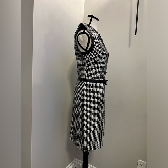 Vintage Christian Dior Fall 2008 Houndstooth Dress by John Galliano FR 38 - Picture 5 of 12